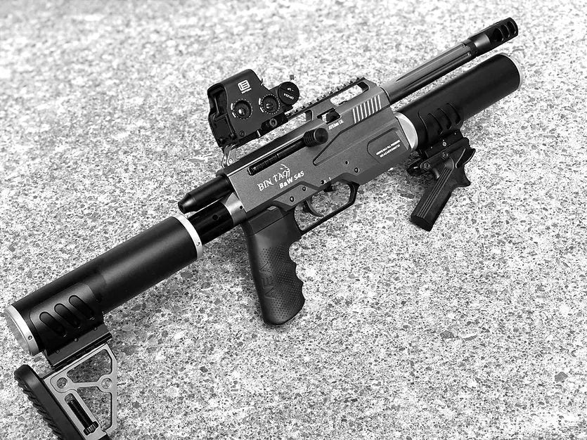 BinTac S45 One gun with Laser and rear stock