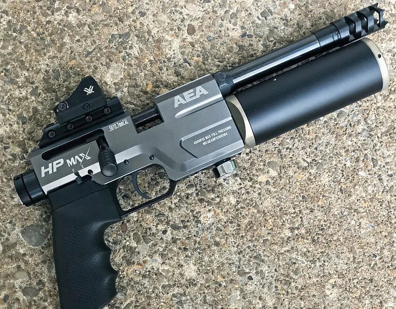 AEA HPMax M50C. Caliber .50.  5 inch PCP Air Rifle short. BinTac
